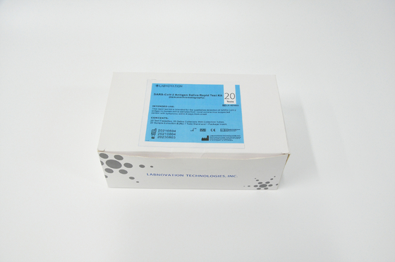 ISO 9001 όλη η πλαστική εξάρτηση Immunochromatography δοκιμής αντιγόνων σαλίου ανθρώπων