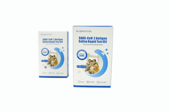 Σάλιο του ISO SAR-CoV-2 μόνο - μόνη εξάρτηση δοκιμής πατσαβουρών Immunochromatography εξαρτήσεων δοκιμής