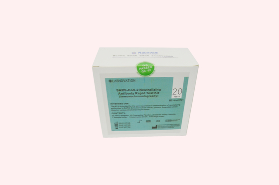 Covid-19 εξουδετερώνοντας εξαρτήσεις 20PCS δοκιμής αντισωμάτων για την επαγγελματική χρήση