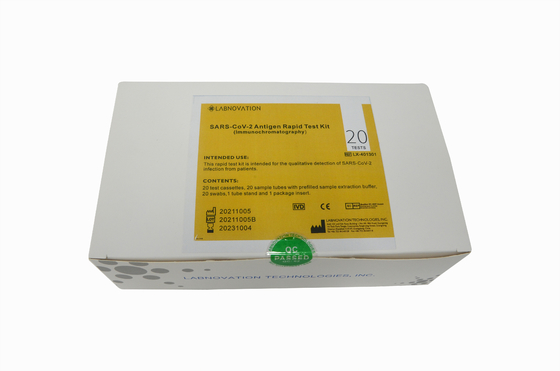 SAR-CoV-2 αντιγόνων Nasopharyngeal πατσαβουρών γρήγορη δοκιμή πατσαβουρών δοκιμής 15min Oropharyngeal