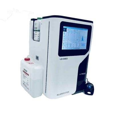 LD-560 εξεταστικό σύστημα IFCC NGSP HPLC συσκευών ανάλυσης Labnovation HbA1c πιστοποιημένο