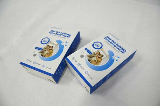 ποιότητας  SARS-CoV-2 Saliva Self Test Kit Single Pack Portable RTK Ag Saliva Test Kit εργοστάσιο