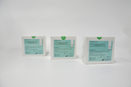 20PCS SAR-CoV-2 γρήγορη εξάρτηση Immunochromatography δοκιμής αντισωμάτων