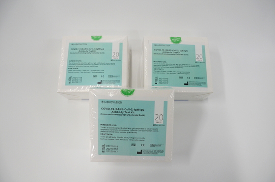 20PCS SAR-CoV-2 γρήγορη εξάρτηση Immunochromatography δοκιμής αντισωμάτων