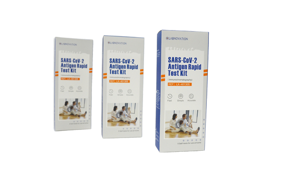 ISO9001 πλαστικά SAR Cov 2 γρήγορο αποτέλεσμα εξαρτήσεων δοκιμής αντιγόνων στη δοκιμή Labnovation 15 λεπτών