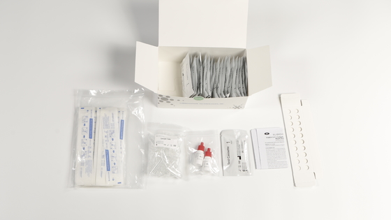 Εξάρτηση δοκιμής γρίπης αβ αντιγόνων 20PCS coV-19 για την ποιοτική ανίχνευση