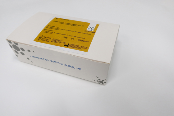 Γρήγορη συσκευή 15 δοκιμής 20PCS SARS-CoV-2 Ag ελάχιστη ρινική εξάρτηση δοκιμής πατσαβουρών