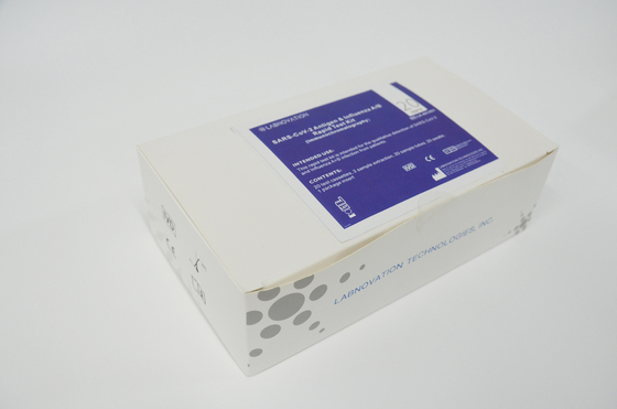 Υψηλή εξάρτηση Immunochromatography δοκιμής γρίπης αβ ακρίβειας άσπρη