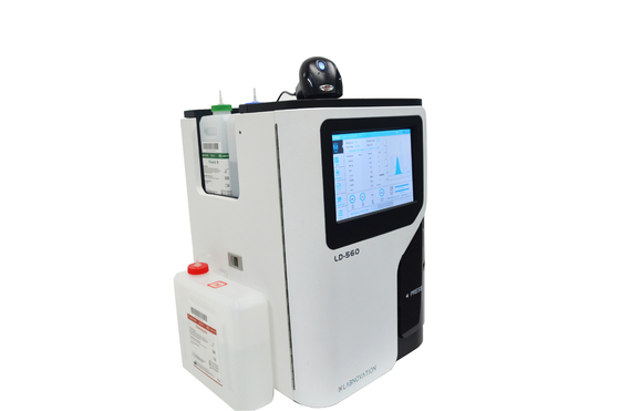 LD-560 πλήρως αυτόματη HbA1c δοκιμής μηχανή αντιδραστηρίων Hba1c συσκευών ανάλυσης IVD διαγνωστική