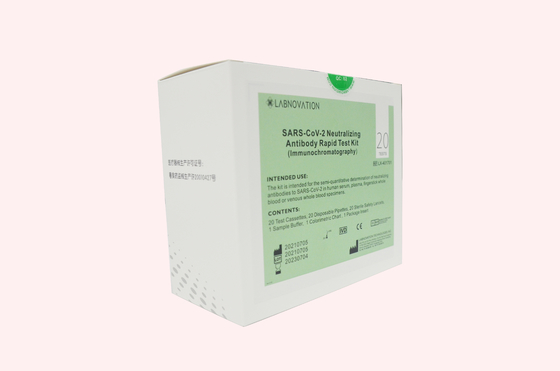 20PCS coV-19 εξουδετερώνοντας γρήγορα μικρά δείγματα εξαρτήσεων αντισωμάτων