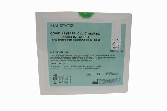 SAR-CoV-2 η γρήγορη εξάρτηση δοκιμής αντισωμάτων IgG/IgM απλή λειτουργεί την υψηλή ακρίβεια