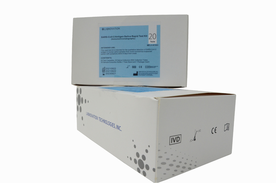20PCS καθολική covid-19 εξάρτηση δοκιμής αντιγόνων σαλίου για τους πιθανούς πληθυσμούς