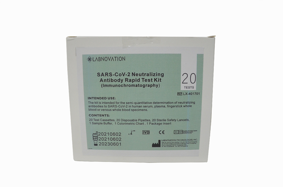 CoV-19 μια εξουδετερώνοντας εξάρτηση ISO9001 δοκιμής αντισωμάτων βημάτων