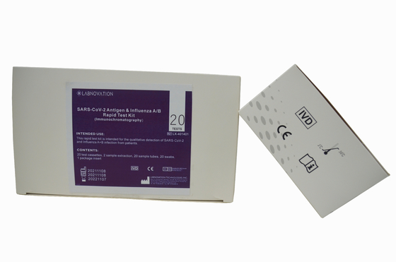 15 ελάχιστη εξάρτηση δοκιμής γρίπης αβ SAR-CoV-2 αντιγόνων για την ανίχνευση νουκλεϊνικού οξέος