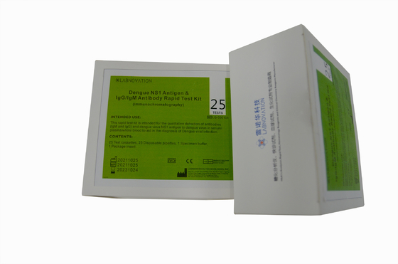 Εξάρτηση Immunochromatography δοκιμής αντισωμάτων αντιγόνων δαγκείου NS1 IgG IgM Combo