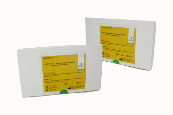 ISO13485 SAR-Cov-2 χρόνος 20 δοκιμές/εξάρτηση δοκιμής εξαρτήσεων 15min δοκιμής αντιγόνων